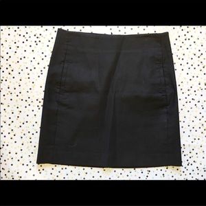 Ann Taylor Loft Black A-Line Skirt